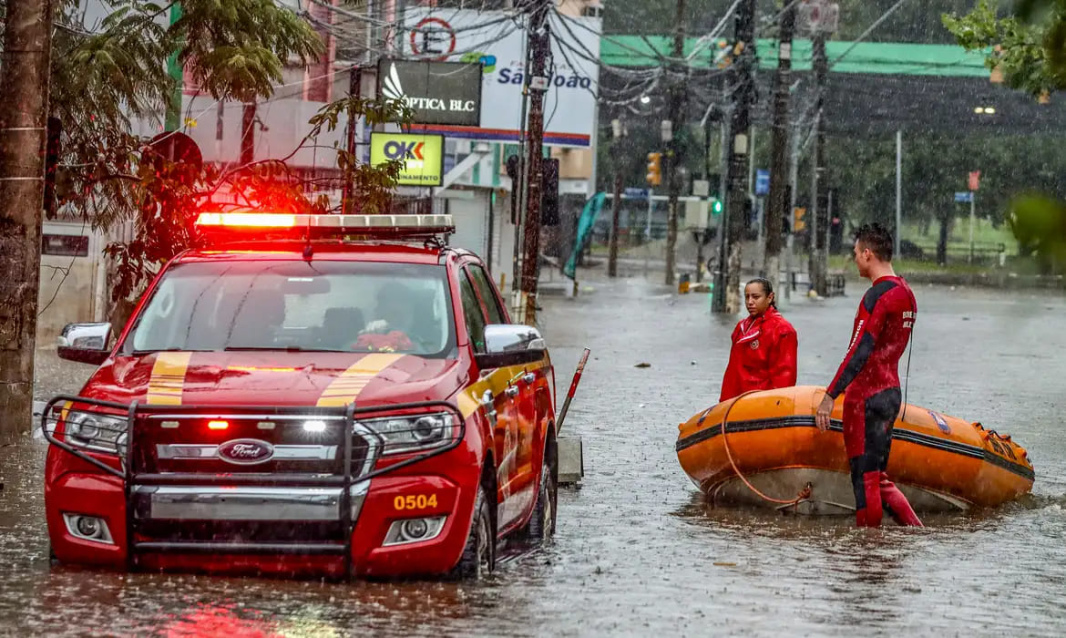 Número de mortes em desastre climático no RS