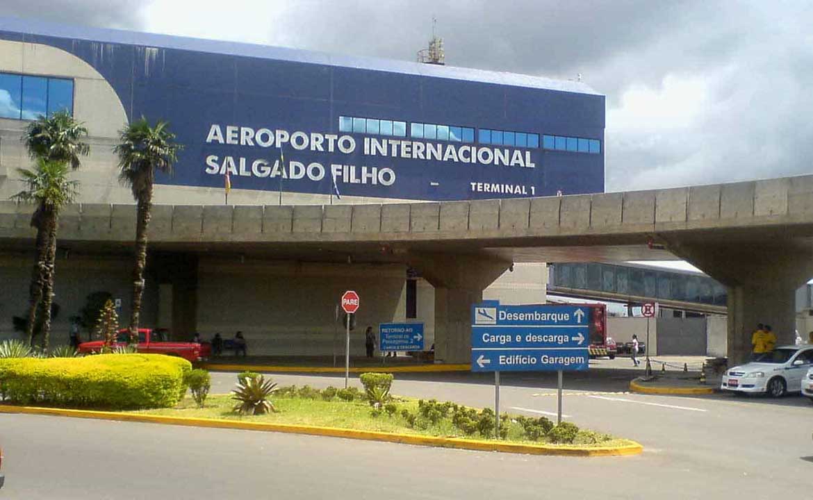 Terminal de cargas do aeroporto